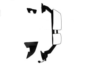 European Makes, FH, VOLVO, VV95- Mirror Assembly - RH Right Hand (Drivers Side) – Silver – FH (13-20), VV95-940-1, 20569114 / 82943958